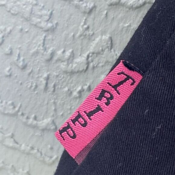 Tripp NYC Women's Black Pleated Skirt S Buckle Grommet Lace-Up Casual - Picture 5 of 9